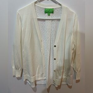 Pappagallo Cream Women's Cardigan